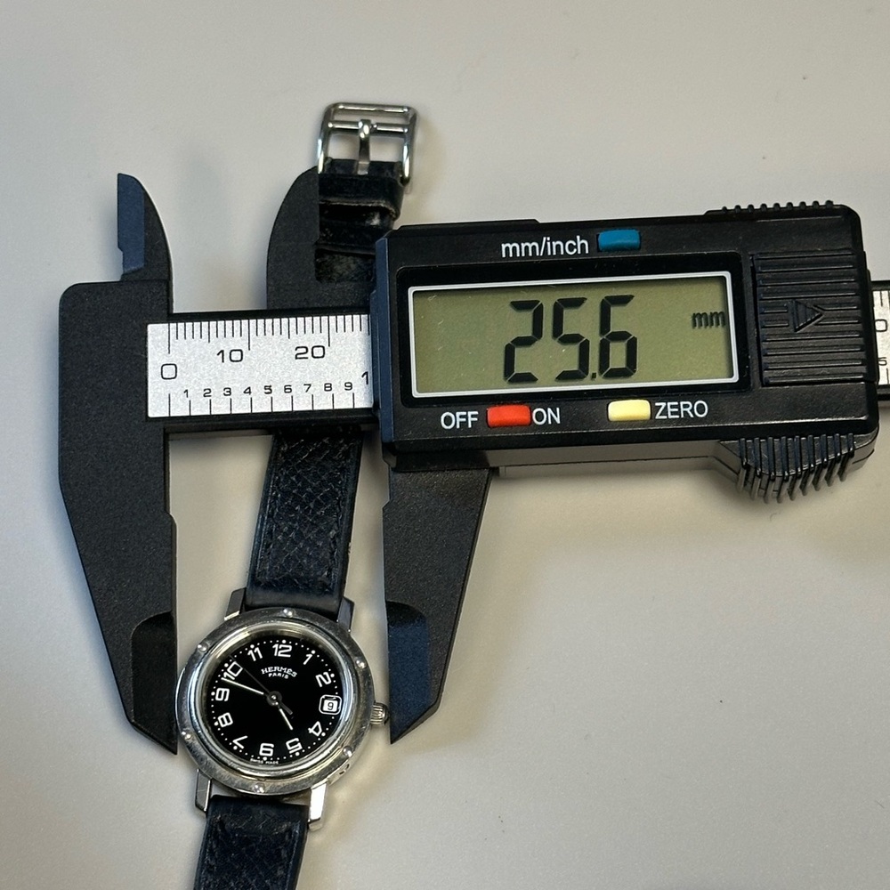 Hermès Clipper CL4.210 Black Dial, Silver Stainless Steel 24mm Luxury Watch - Picture 11 of 15